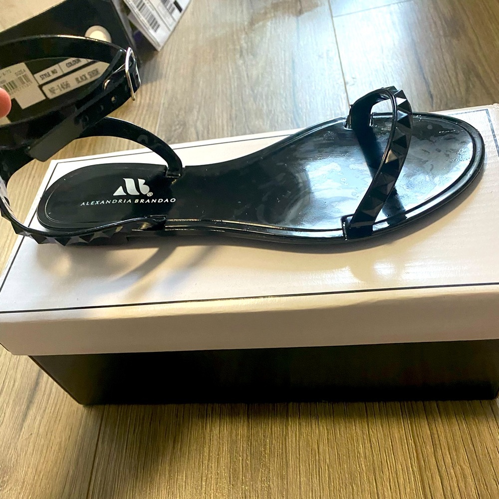 Black sandals